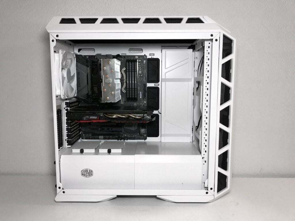 Coolermaster H500P Mesh White assembled