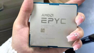 تصاویر اولیه از پردازنده EPYX 9684X با ۹۶ هسته و حافظه کش ۳D منتشر شد