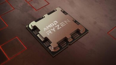 پردازنده Ryzen 7 7800X3D به طور میانگین 7 درصد از Core i9-13900K سریعتر است