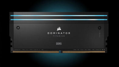 کورسیر از ماژولهای حافظه فوق سریع DOMINATOR Titanium DDR5 رونمایی کرد