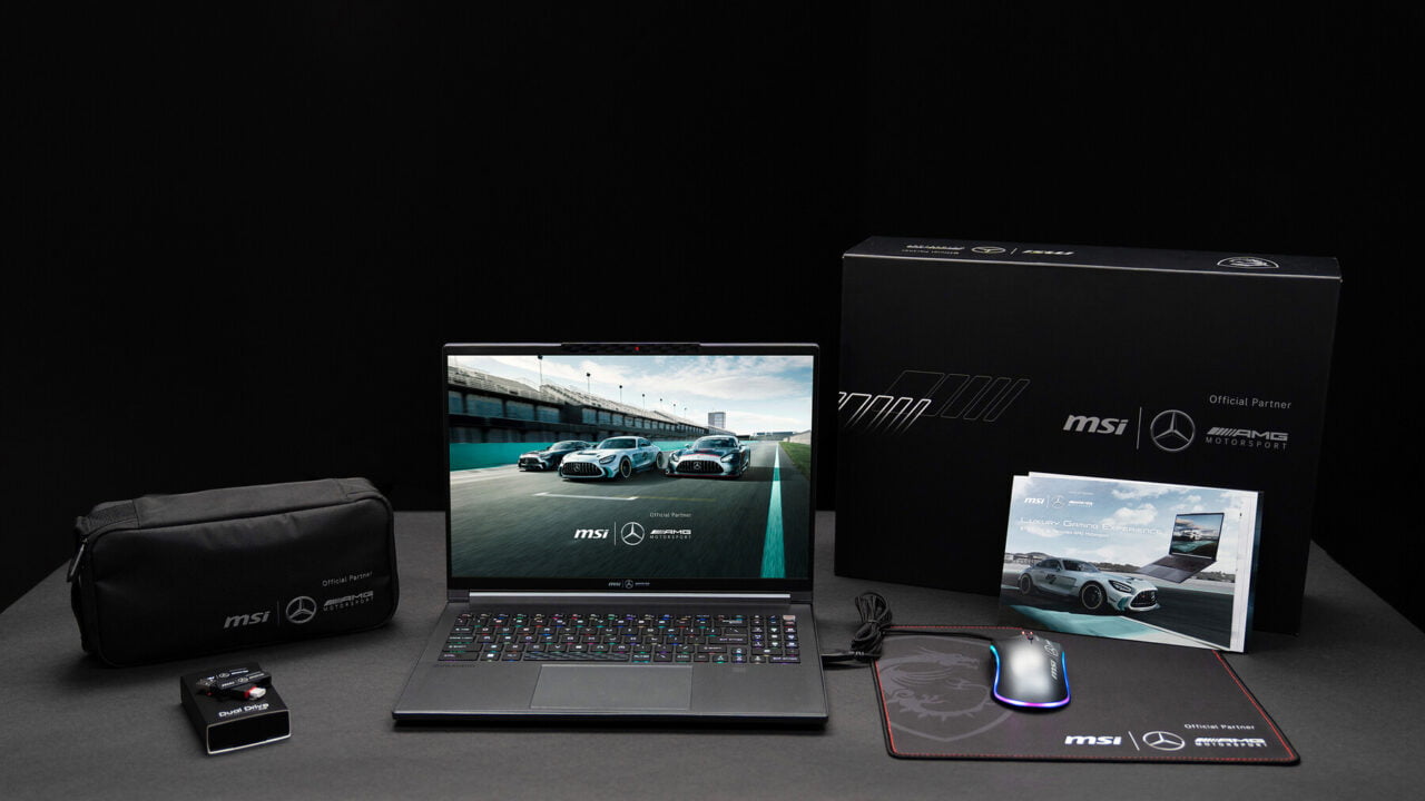 لپ تاپ MSI Stealth 16 Mercedes-AMG Motorsport نسخه محدود با صفحه نمایش OLED معرفی شد