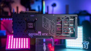 ASUS RTX 4080 TUF backplate