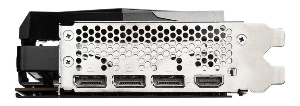 پورت های کارت گرافیک MSI RTX 3060 GAMING X