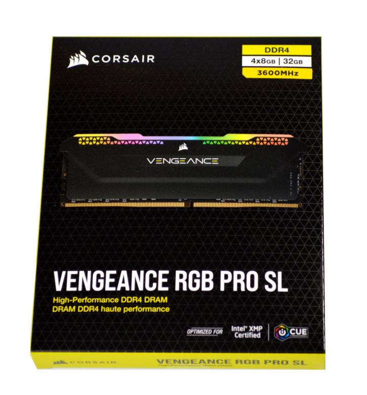 بسته‌بندی و مشخصات ظاهری کیت رم کورسیر Vengeance RGB PRO DDR4 3200