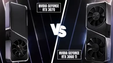 مقایسه کارت گرافیک RTX 3070 و RTX 3060 Ti