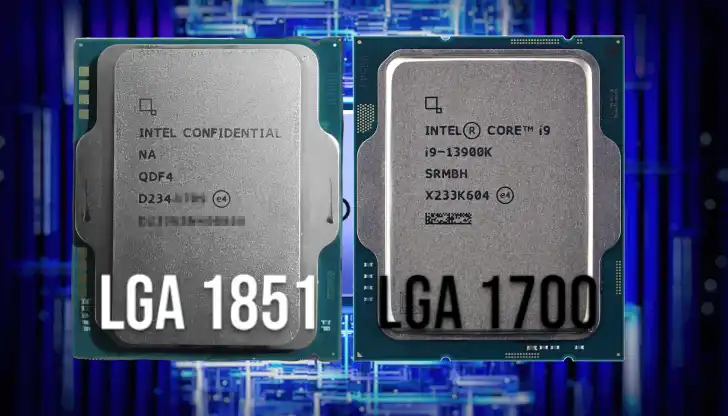 سوکت Intel LGA 1851 برای پردازنده های نسل بعدی Arrow Lake در رندرهای سه بعدی رونمایی شد