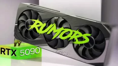 شایعه: کارت گرافیک NVIDIA RTX 5090 کلاک بوست 2.9 گیگاهرتز، پهنای باند 1.5 ترابایت بر ثانیه و 128 مگابایت حافظه نهان L2 دارد