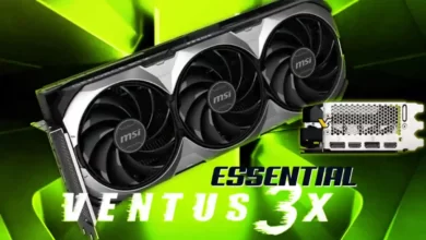 کارت گرافیک MSI RTX 4090 از سری Ventus Essential عرضه شد