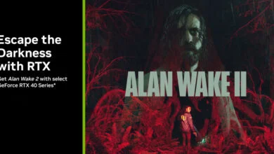 عرضه باندل سری 40 کارت گرافیک‌های انویدیا با بازی Alan Wake 2