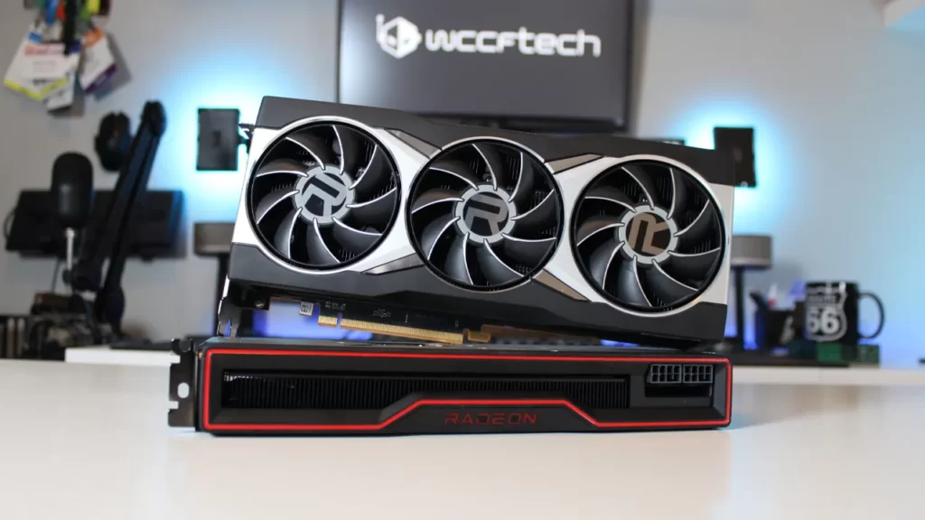 کارت گرافیک RX 6800 XT روی کارت گرافیک RX 6800 - منبع: WCCFtech