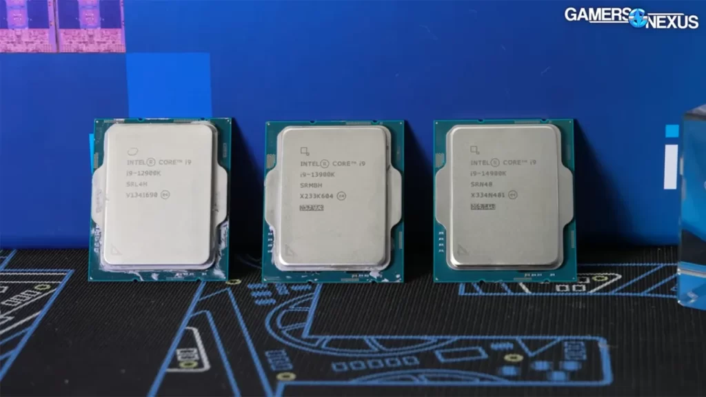 پردازندههای 12900K و 13900K و 14900K کنار هم