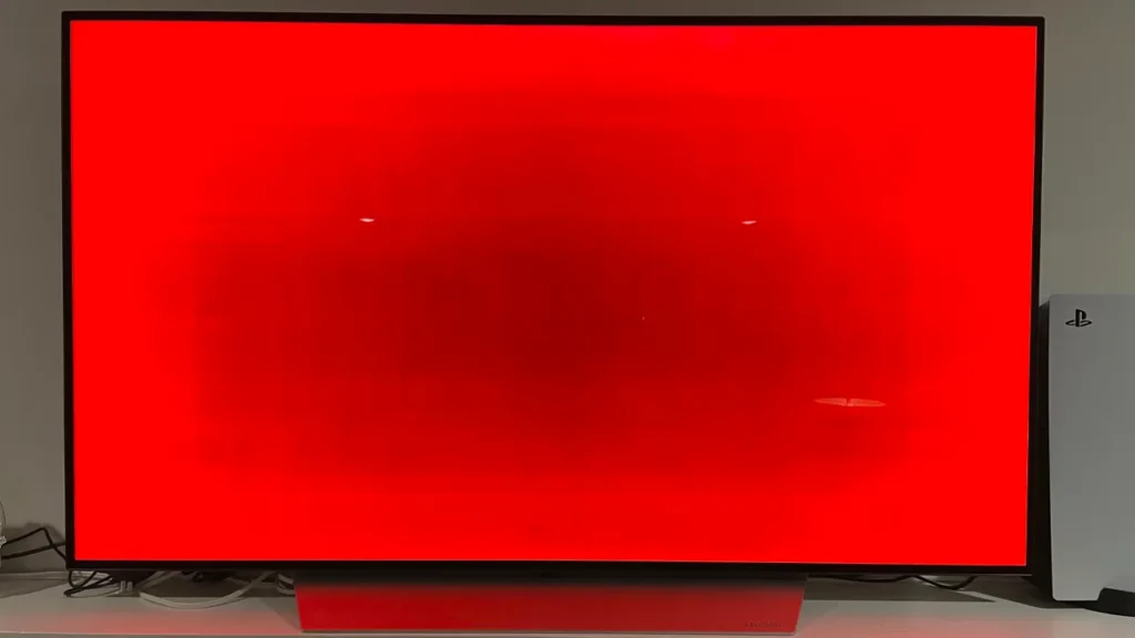 انواع صفحه نمایش: تصویری از Burn in صفحه نمایش OLED از LG