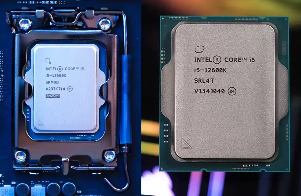 مقایسه پردازنده Core i5 12600K و Core i5 13600K + بنچمارک بازی و نرم‌افزار