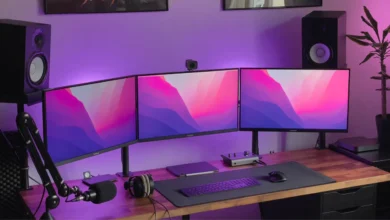 ستاپ مک با سه مانیتور: منبع: u/HerrAusragend در ردیت