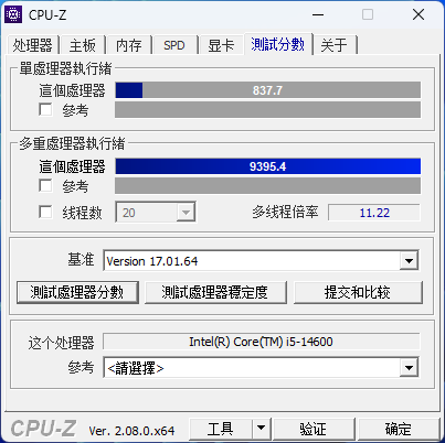 بنچمارک پردازنده Core i5-14600 اینتل پیش از عرضه رسمی لو رفت