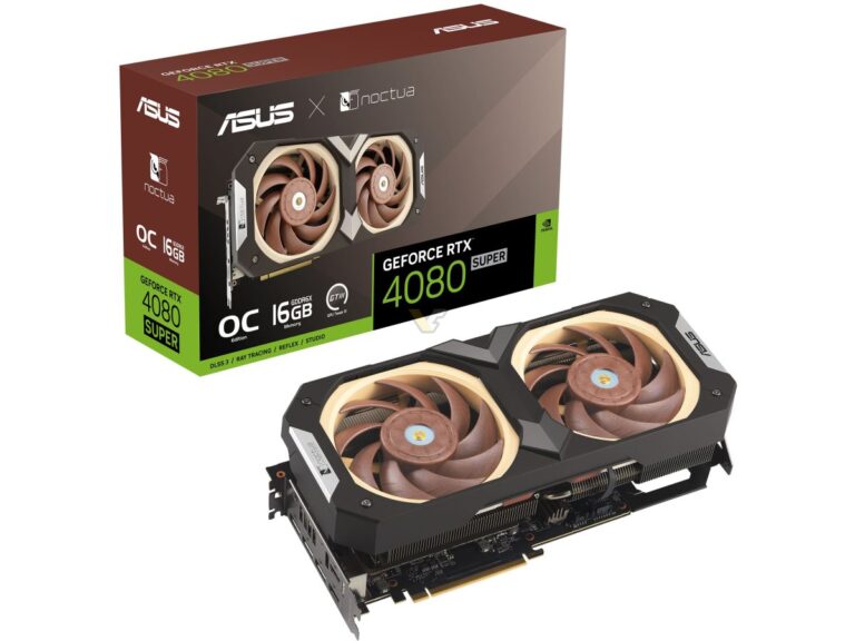 ایسوس از کارت گرافیک RTX 4080 SUPER Noctua Edition رونمایی کرد