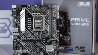 بررسی مادربرد ASUS PRIME H610M-A WIFI D4