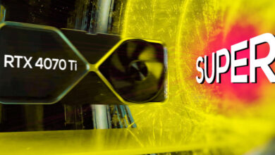 کارت گرافیک RTX 4070Ti SUPER بهطور متوسط 8٪ سریعتر از RTX 4070Ti در تستهای 3DMark