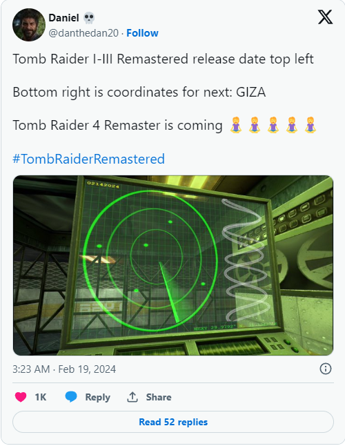 بازی Tomb Raider: The Last Revelation Remaster ممکن است در آینده عرضه شود