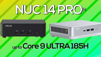 قیمت NUCهای جدید ایسوس مشخص شد: NUC 14 Pro از 394 و NUC 14 Pro+ از 869 دلار شروع می‌شود