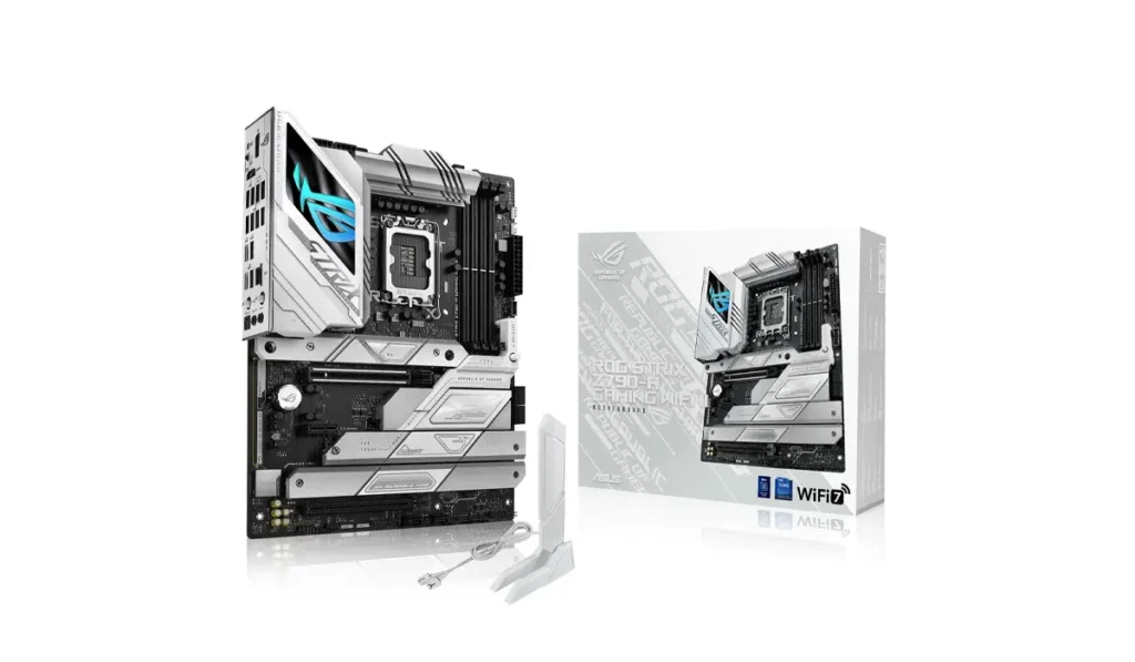 بهترین مادربرد سفید برای پردازنده 14900K اینتل: ASUS ROG STRIX Z790-A GAMING WIFI II