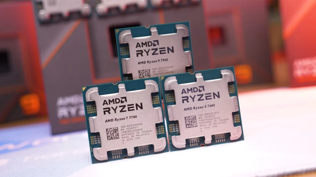 پردازنده‌های بدون X سری Ryzen 7000 - منبع: Hardware Unboxed