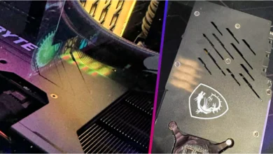 نورپرازی RGB رم میتواند به صفحات پشتی کارت گرافیک آسیب برساند