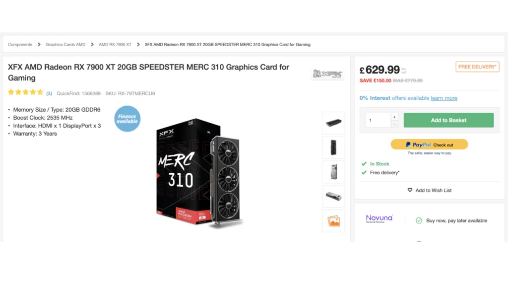 کاهش قیمت کارت گرافیک‌های Radeon RX 7900 XTX & RX 7900 XT