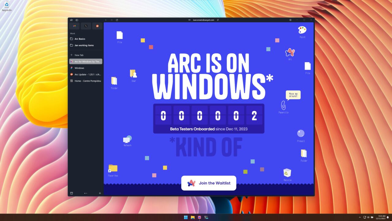 مرورگر Arc یک جایگزین زیبا برای کروم، حالا در ویندوز قابل استفاده است