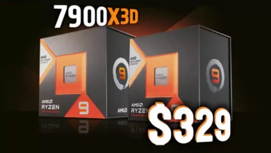 پردازنده  Ryzen 9 7900X3D از AMD با قیمت 329 دلار در دسترس قرار گرفت