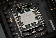 پردازنده Ryzen 9 7950X3D در سوکت AM5 - منبع: Ars Technica