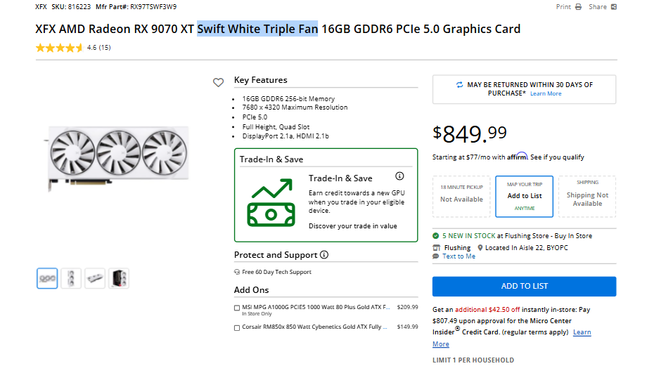 Radeon RX 9070 XT