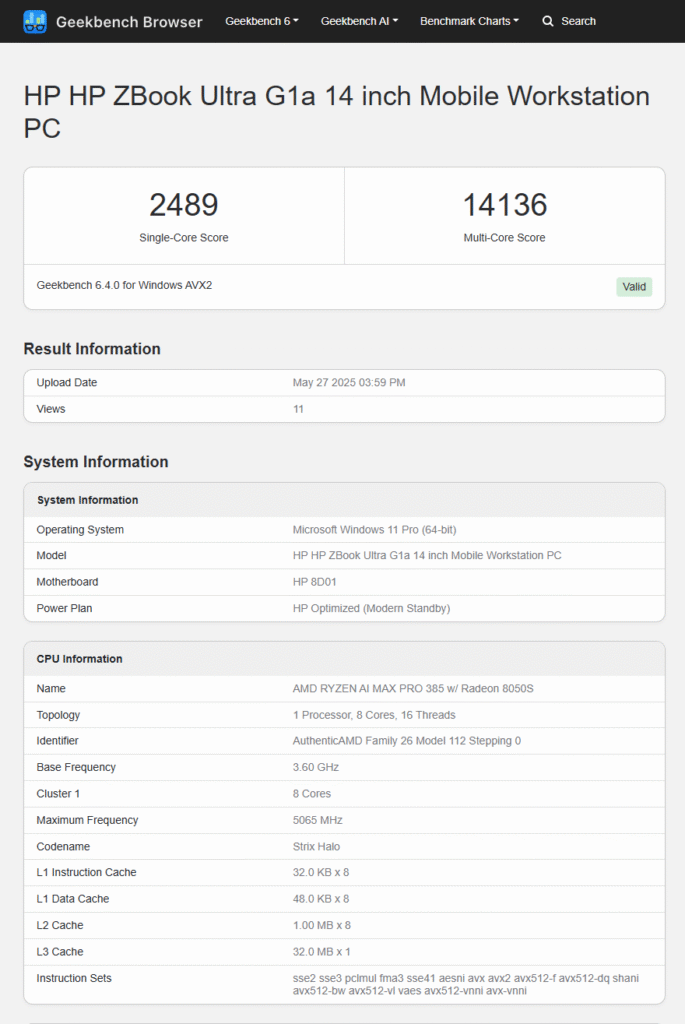 Ryzen AI Max Pro 385