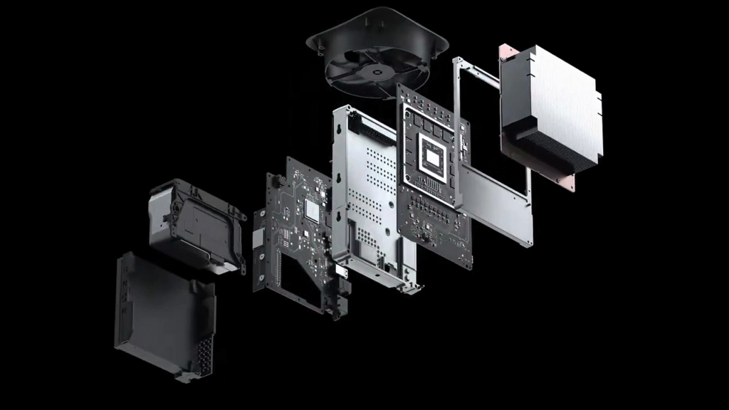 طراحی داخلی کنسول Xbox Series X