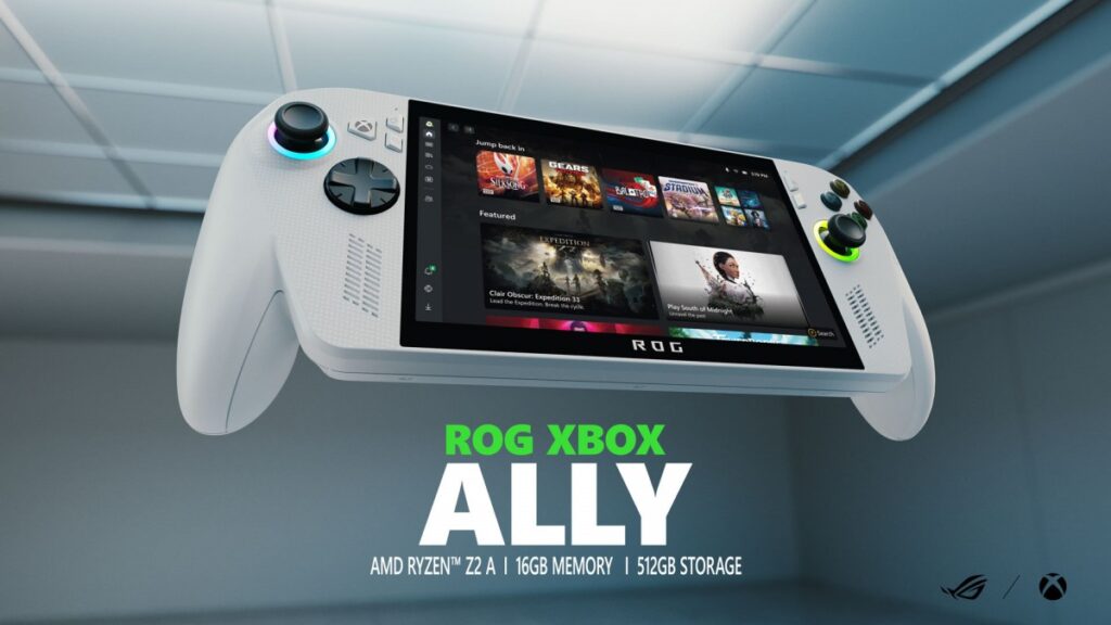 ROG Xbox Ally به پردازنده Ryzen Z2 A مجهزه که به ۴ هسته پردازشی Zen 2 و ۸ هسته گرافیک RDNA 2 مجهزه. پردازنده Xbox Series S به ۲۰ واحد از همین هستههای گرافیکی مجهز بود، که نشوندهنده فاصله خیلی زیادی بین کنسول دستی ایکسباکس و لاینآپ کنسولهای خانگی این شرکته.