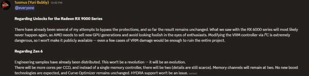AMD Ryzen Zen 6